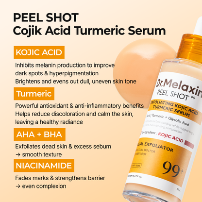 Peel Shot Kojik Acid Turmeric Serum